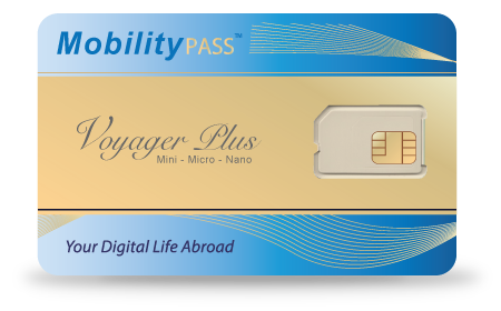MobilityPass International SIM card for iPhone XS