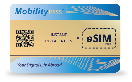 MobilityPass Worldwide eSIM for mobile