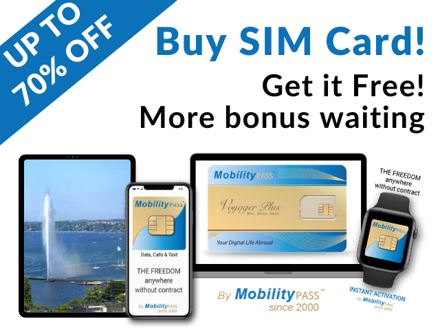 Roaming sim card promo MobilityPass!