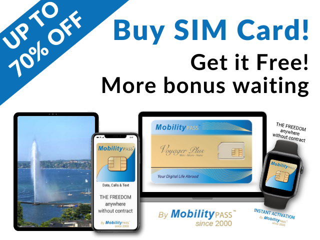 Nomadic sim card promo MobilityPass!