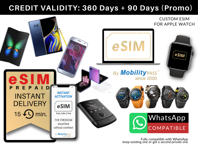 International eSIM for Samsung Galaxy Fold - Promo MobilityPass!